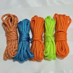 パラコード 4mm×3m オレンジ 派手