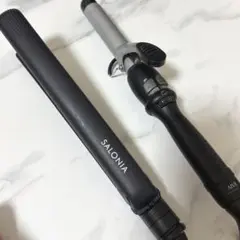 ヘアアイロンまとめ売り　アイビル 25mm サロニア ストレートヘアアイロン