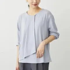 【新品タグ付】chocol raffine robe BP襟タックブラウソーのサムネイル