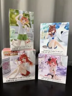 五等分の花嫁 Desktop Cuteフィギュア 二乃 三玖 四葉 五月