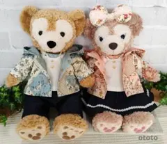 ダッフィー&シェリーメイSサイズ　ハンドメイドコスチューム　ペアパーカーセット