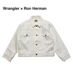 ☆美品 ラングラー × ロンハーマン 別注 デニムジャケット 白 Gジャン XS