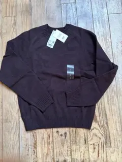タグ付新品　ユニクロ　プレミアムラム　クルーネックセーター　S