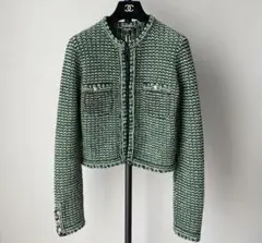 2025年最新】CHANEL レディース ノーカラージャケットの人気アイテム