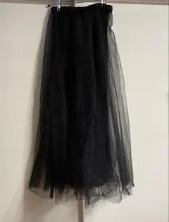 ローリーズファーム　チュールスカート　黒
