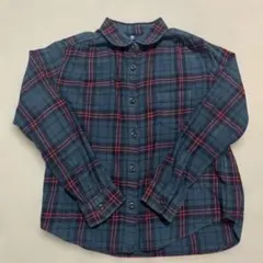 UNIQLO チェック柄 長袖シャツ 130