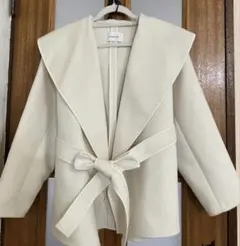 FRAY I.D アイボリー ベルト付きジャケット Fサイズ