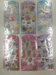 【国内正規品】【新品未使用品】サンリオドロップジュエリーシール６枚セット