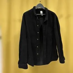 H&M ブラック 長袖シャツ UK XL