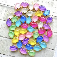 ꫛꫀꪝ✧‧˚AAA級smallドロップミルキービジューアソート♡45個