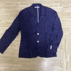 ジャーナルスタンダード　リネンジャケット　M ストライプ