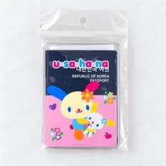 【韓国限定】 ウサハナ パスポートケース カバー ポップアップ限定 サンリオ