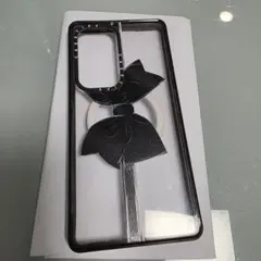 CASETIFY GALAXY S25 ultra 携帯ケース 黒リボン 美品のサムネイル