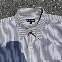 OLD UNIQLO オールドユニクロ 90s 半袖ストライ プシャツ