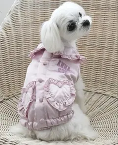 ANNA SUI サテン中綿入り防寒着　S