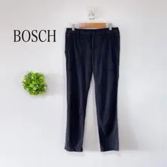 BOSCH 【38】ストレッチパンツ　薄手　カジュアルパンツ　ブラック　シンプル