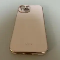 iPhone14 TPUソフトケース ピンクゴールド