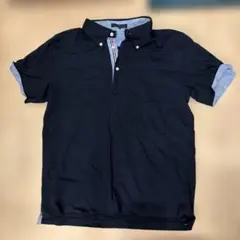 MEN'S BIGI TOKYO ネイビーボタンダウン ポロシャツ 02サイズ