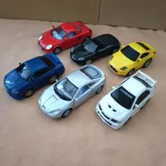 キンスマート&ドライブタウン プルバックカー【人気スポーツカー6台セット】