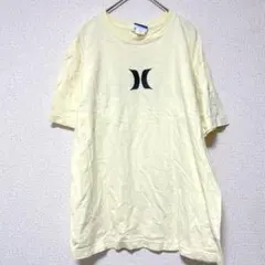 【M】半袖 クルーネック プリント Tシャツ 黄 綿 デイリー ユニセックスのサムネイル