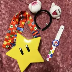 ユニバ USJ スター バケツ パワーアップバンド カチューシャ セット