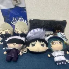 【まとめ売り】 呪術廻戦セット ぬいぐるみ6体 ポーチ2点 バック2点