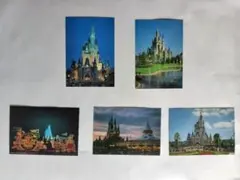 【希少】開業当初および海外ディズニー絵はがき8枚