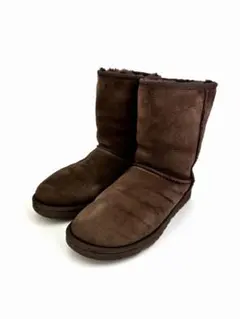 UGG シープスキンブーツ F23112KM ブラウン 24センチ ボア 茶色