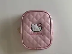 ハローキティ 一番くじキルティングポーチ ピンク