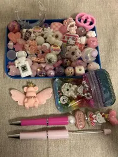 ♡白ピンク♡カスタムボールペンまとめ売り