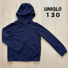 UNIQLO １３０　エアリズム　紺色　ネイビー　上着　春　入学