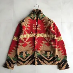 総柄 カーディガン