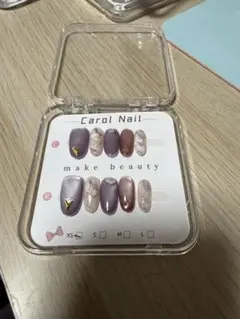 #013ネイルチップ パープル系