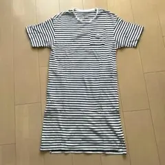 THE SHOP TKキッズ　140cm ボーダーワンピースのサムネイル