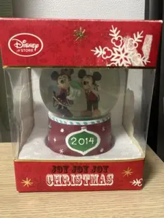 ディズニー　クリスマス　スノードーム