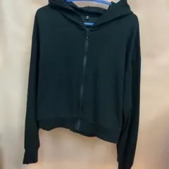 ＧUのUVカットフルジップパーカー（ブラック）XL