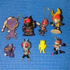 仮面ライダー フィギュア、小物、セット 8体