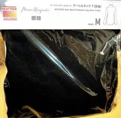 HEATTECH ウールブレンド タートルネック Tシャツ M Black