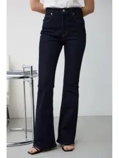 AZUL DENIM フレアデニム　ワンウォッシュ　S