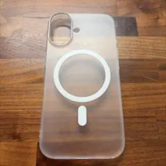マグセーフ対応iPhone16ケース　半透明　無印