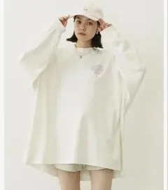 【美品】MILKFED MELTY HEART SUPER BIG TEE