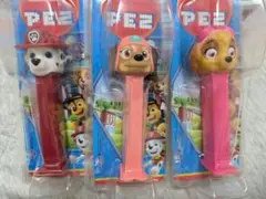 パウ・パトロール PEZディスペンサー 3個セット　ラムネなし
