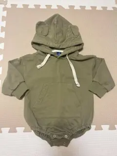 韓国子供服　くま耳ロンパース　70サイズ　パーカー