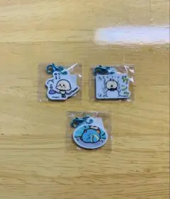 ナガノキャラクターズ アザラシたちのアクリルチャーム　ラッコ　ウミウシ　クラゲ