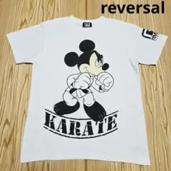 リバーサル　ディズニー　ミッキーマウス　コラボ　KARATE　Tシャツ　Sのサムネイル