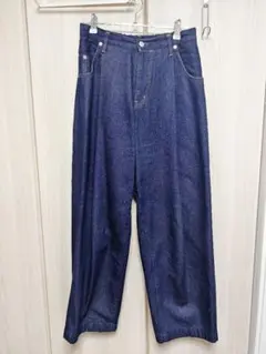 NEONSIGN Wide denim slacks “Rigid” N0343のサムネイル