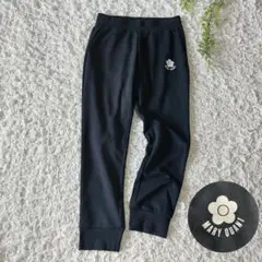マリークワント ロゴドライスウェットパンツ ブラック ジョガーパンツ ジャージ