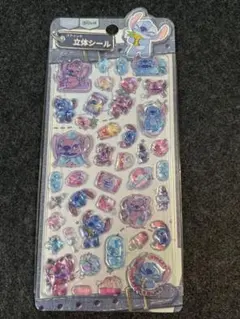 ディズニー スティッチ うるちゅるステッカー　立体シール
