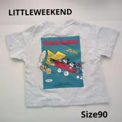 リトルウィークエンド　Tシャツ　ディズニー　ミッキー　半袖　90cm
