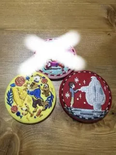 ディズニー刺繍缶バッチ2
